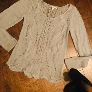 LC Lauren Conrad light knit sweater